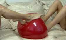 smoking fetish balloon popping