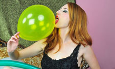 balloon blowing porn photo