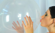 smoking fetish balloon popping